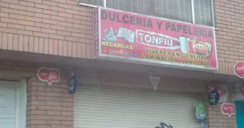 DULCERIA Y PAPELERIA TONFIU BOGOTÁ DULCERIA Y PAPELERIA TONFIU BOGOTÁ